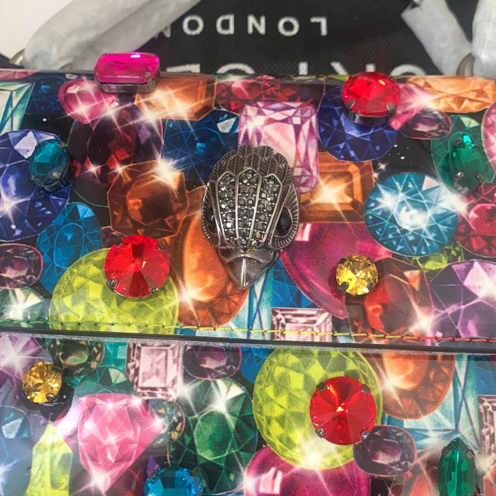 Kurt Geiger London Small Shoreditch Embellished Leather Crossbody Bag - Picture 7 of 17